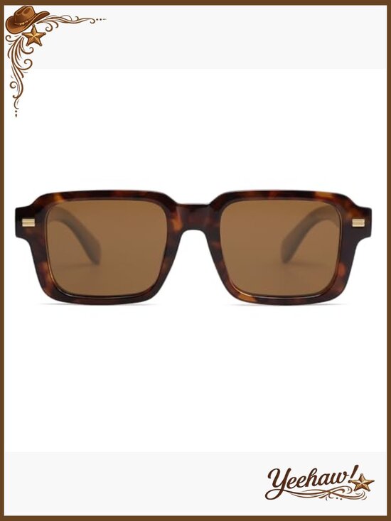 Big Trendy Square Polarized Sunglasses Chunky Rectangle Shades main image 6
